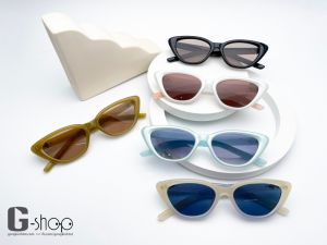 Mắt mèo Retro - khung dày và tròng kính phẳng