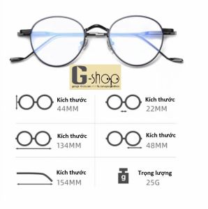 🤓 Gọng kim loại Retro Vintage đẹp nhất bạn từng thấy