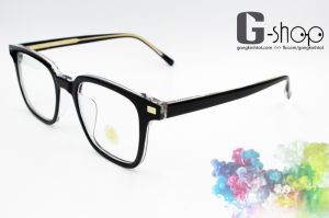Mẫu gọng cao cấp làm từ nhựa Acetate bọc lõi kim loại mạ vàng chấm