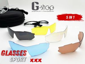 😎 Bộ kính thể thao "5 in 1" của G-shop