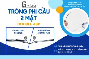 💎 Tròng kính được đánh mỏng cả 2 mặt
