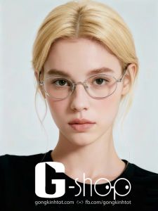 💃Oval Titanium 501✨ Titanium siêu nhẹ