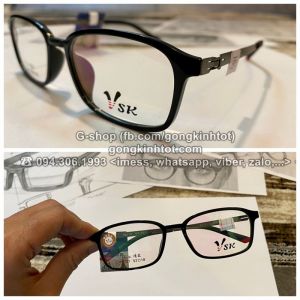 Gọng VSK chính hãng HQ với dáng Oval cực hợp mặt