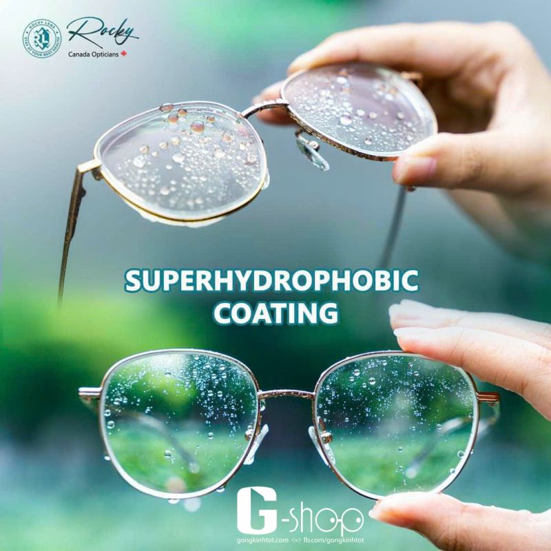 🌧 Công nghệ Superhydrophobic siêu trơn, siệu trượt nước, không hấp hơi