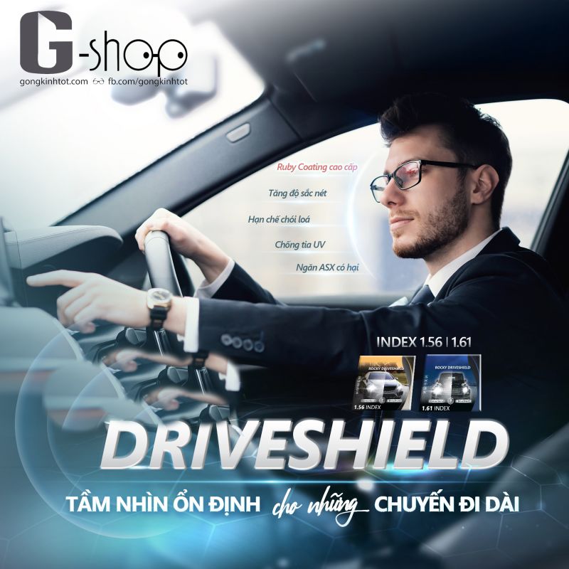 🚗 Lái xe đường dài với tầm nhìn luôn ổn định cùng G-shop Driveshield ✨