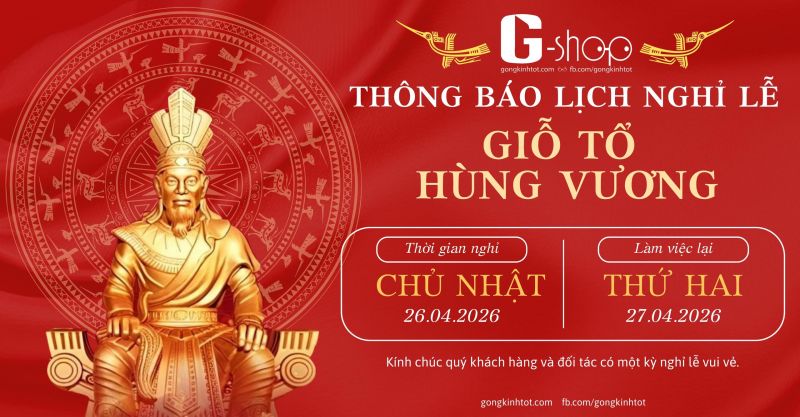 🔴THÔNG BÁO: G-shop sẽ nghỉ lễ Một ngày Chủ Nhật 26/4/2026