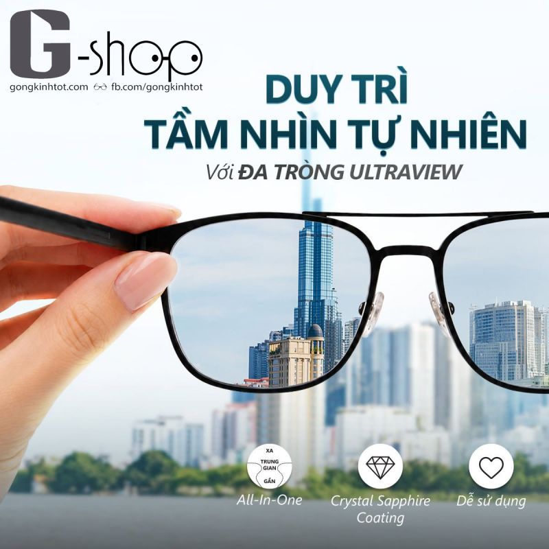 🤩Đa tròng Ultraview - Tối ưu tầm nhìn tự nhiên