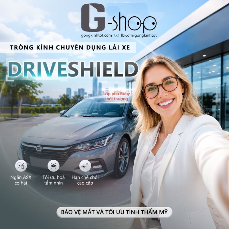✨ Mắt kính chuyên dụng lái xe G-shop Driveshield!