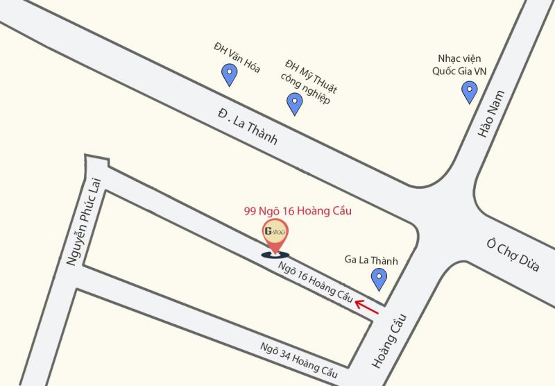 Địa chỉ Kính mắt G-shop Số 99 ngõ 16 Hoàng Cầu