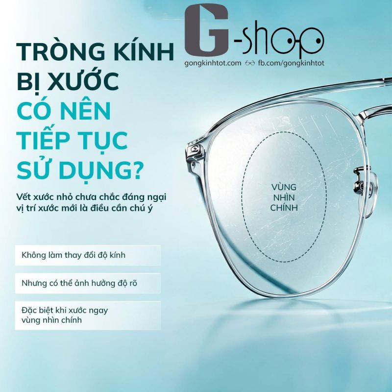 👓Mắt kính xước đến mức độ nào thì nên thay thế?