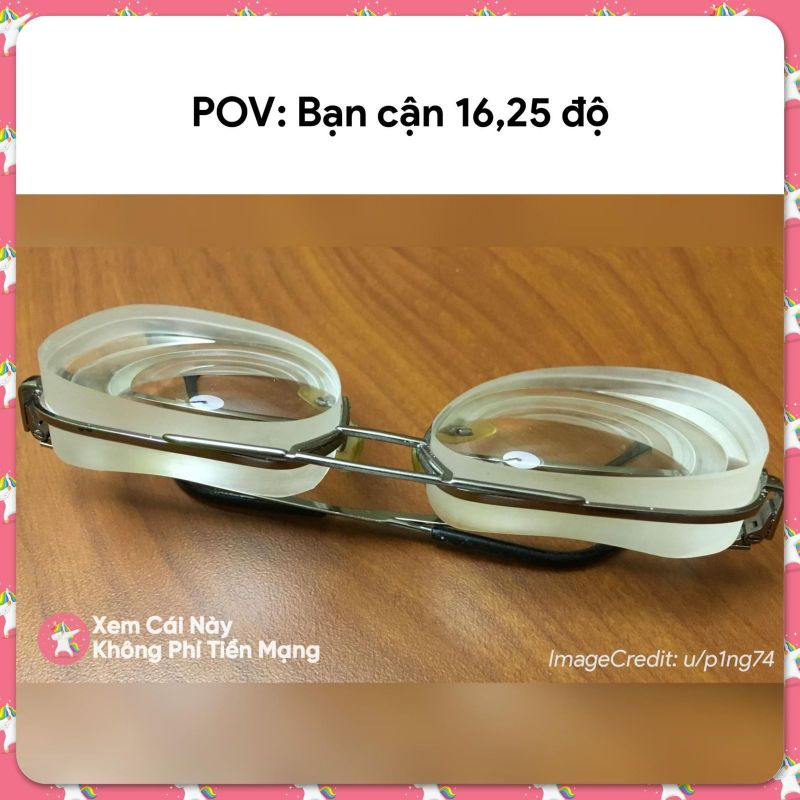 Cận nặng cũng không đến mức thê thảm thế này đâu 😂😂😂