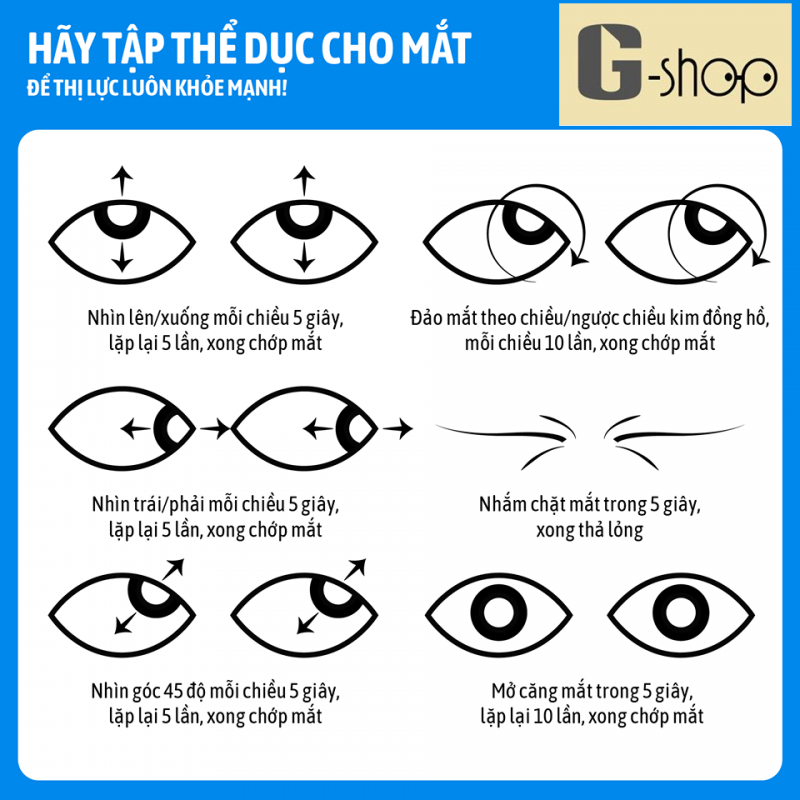 BÀI TẬP NHỎ CHO MẮT CUỐI TUẦN – ĐỂ THỊ LỰC LUÔN KHỎE MẠNH👁✨