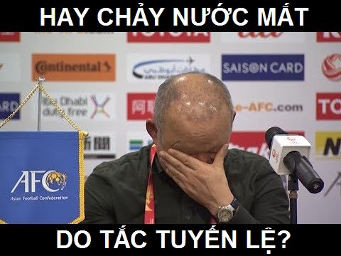 - HLV Park: mong các bạn đừng hiểu lầm." -