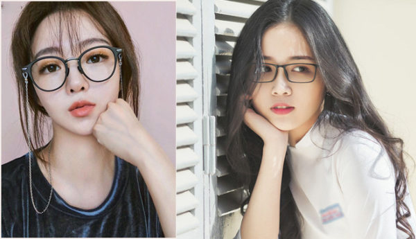 Con gái đeo kính cận thế nào xinh nhất?